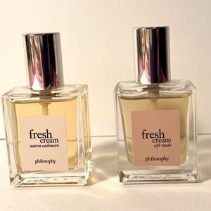Philosophy fresh cream warm cashmere and soft suede .5 oz fragrances.